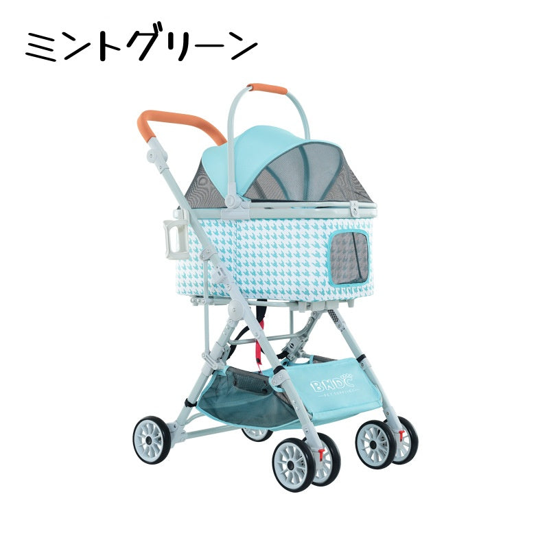 ペットカート ペットキャリーカート ドッグカート 小型犬用ベビーカー キャットカート 猫用ベビーカー