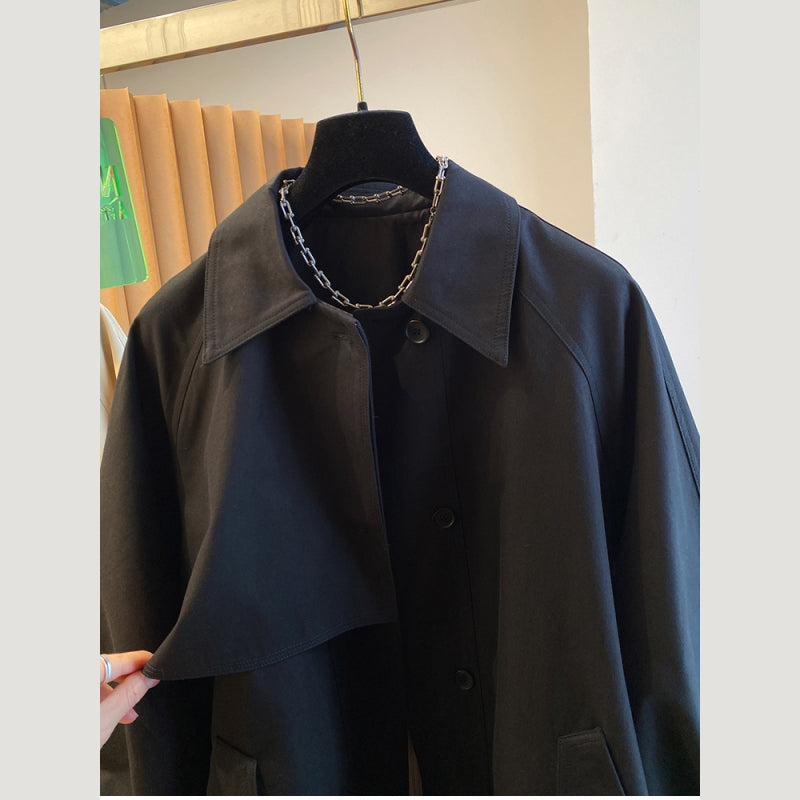 スプリングコート トレンチコート アウター ロングコート レディース ステンカラーコート ライトアウター