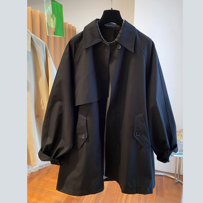 スプリングコート トレンチコート アウター ロングコート レディース ステンカラーコート ライトアウター
