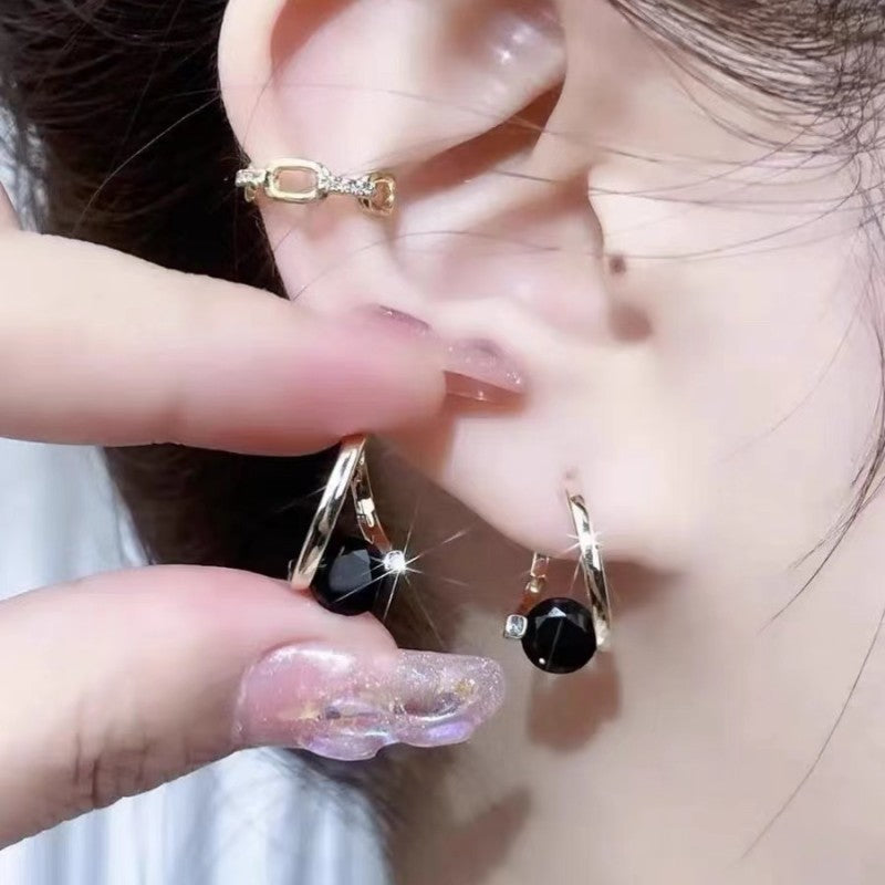 ピアス フープピアス イヤリング 金属アレルギー対応ニッケルフリー 大ぶり ツイスト