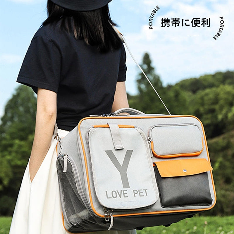 ペットキャリーバッグ ペットキャリーリュック 3way ペットバッグ 多機能 手持ち