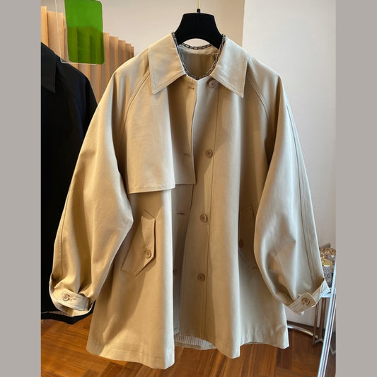 スプリングコート トレンチコート アウター ロングコート レディース ステンカラーコート ライトアウター