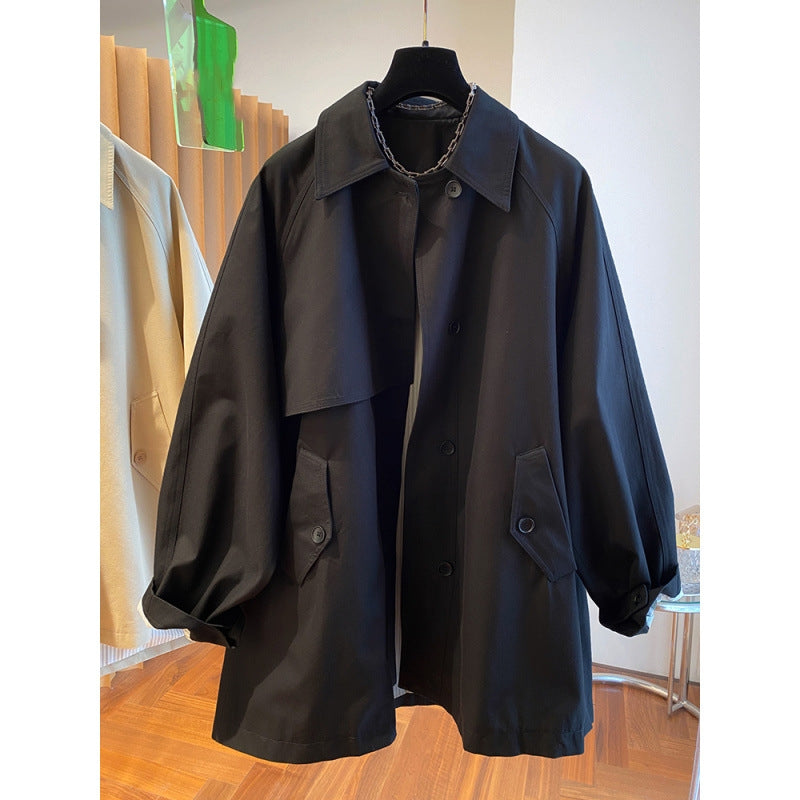 スプリングコート トレンチコート アウター ロングコート レディース ステンカラーコート ライトアウター