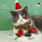 ペットのスカーフ クリスマス 猫 小型犬 スカーフ コスチューム 写真撮影 ペットマフラー