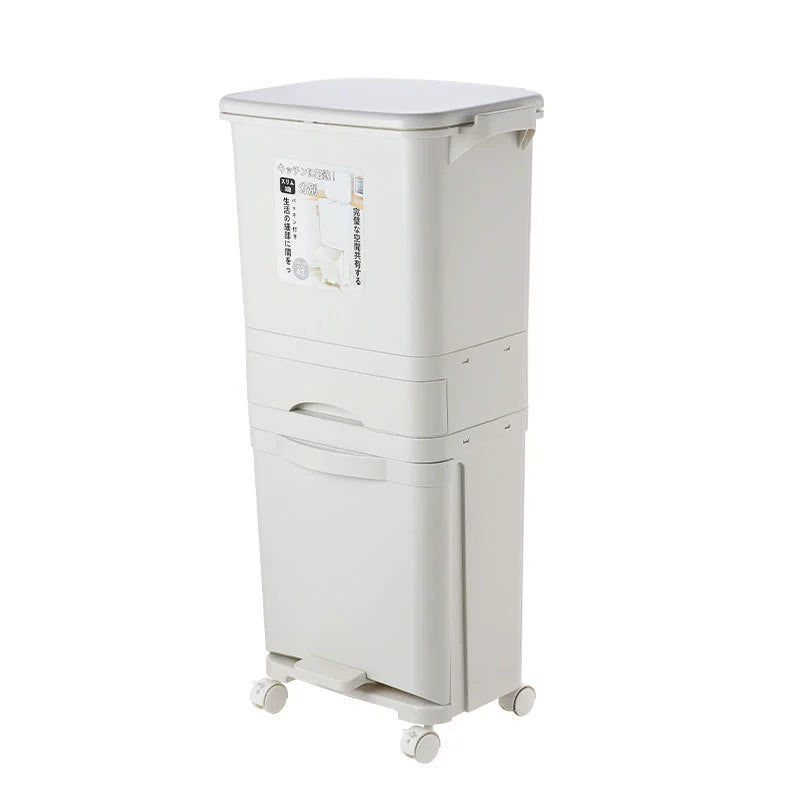 ゴミ箱 ごみ箱 分別ゴミ箱 2段ゴミ箱 ダストボックス 縦型 2段 3段 大容量 38L 42L