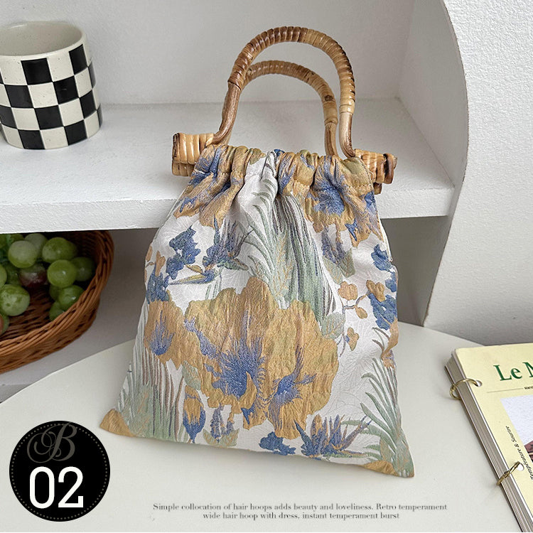 ハンドバッグ  レディースバッグ  刺繍バッグ  浴衣バッグ  ミニバッグ