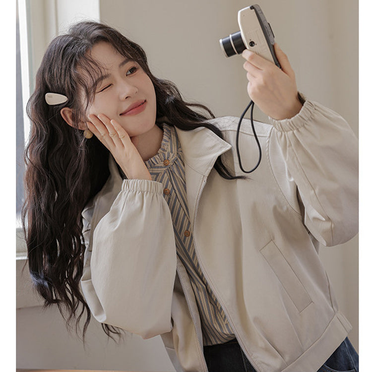 レディース2点セット「ブラウス＋ジャケット」 ジャケット ブルゾン トレンチコート ステンカラーコート