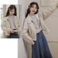 レディース2点セット「ブラウス＋ジャケット」 ジャケット ブルゾン トレンチコート ステンカラーコート