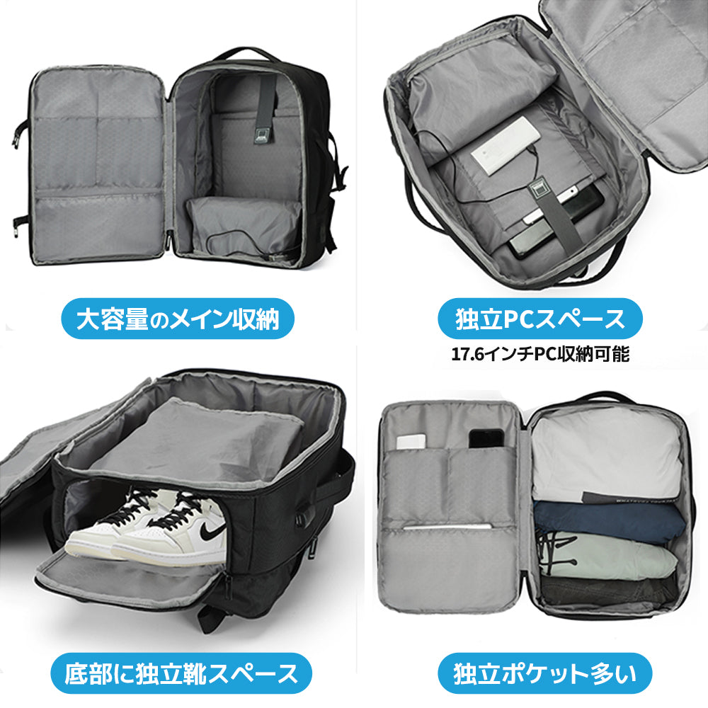リュック 大容量 ビジネスリュック ビジネスバッグ パソコンバッグ PCバッグ 旅行バッグ