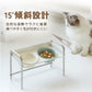 猫用食器 陶器フードボウル 高脚設計 猫用食器台 フードボウル 犬用兼用 大容量