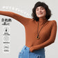インナートップス ベーシックトップス カットソー Tシャツ レディース シルク混 長袖
