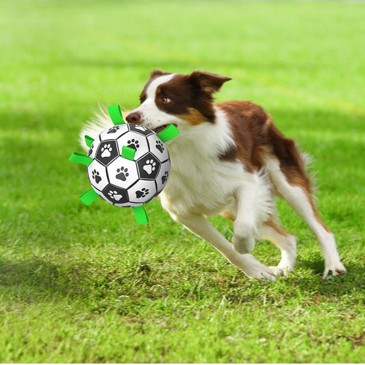 用サッカーボール 犬ボール 犬用おもちゃ オモチャ 空気入れ付き 犬用 ボール 犬玩具