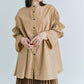 シャツ  ブラウス  ロングシャツ  クルーネックシャツ  彼シャツ トップス