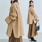 シャツ  ブラウス  ロングシャツ  クルーネックシャツ  彼シャツ トップス