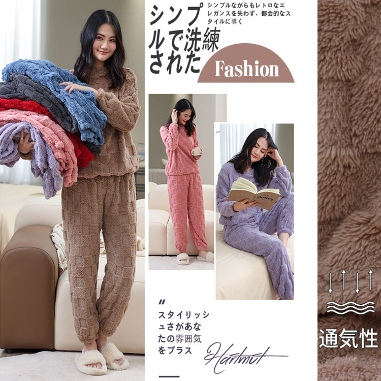 ルームウェア ナイトウェア パジャマ 部屋着 寝間着 着る毛布 上下セット