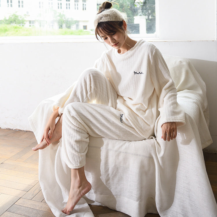 ルームウェア上下セット パジャマ ナイトウェア 2点セット 着る毛布 部屋着