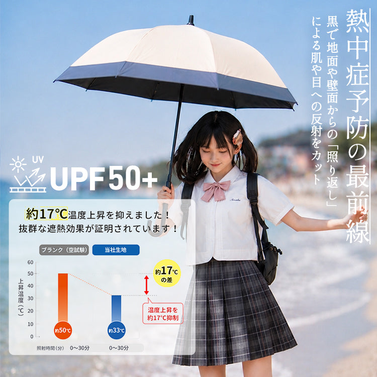 傘 長傘 雨傘 レディース 日傘 晴雨兼用傘 軽量 完全遮光 超撥水 かわいい