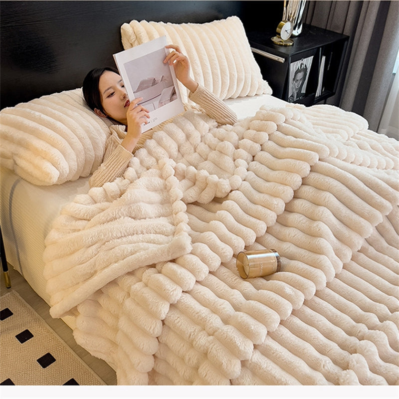 モコモコブランケット ブランケット もこもこ ふわふわ 掛け毛布 洗える 秋冬毛布