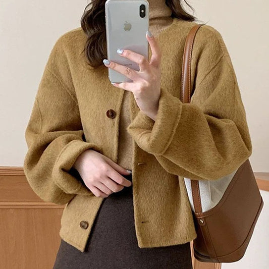 ジャケット レディース ツイードジャケット コート 冬服 エレガント きれいめ 高級感