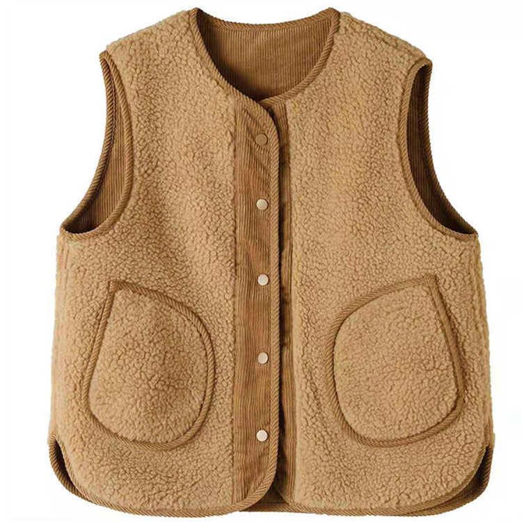 ベスト ジレ フェイクファーベスト カジュアルベスト ファーベスト ジャケット トップス