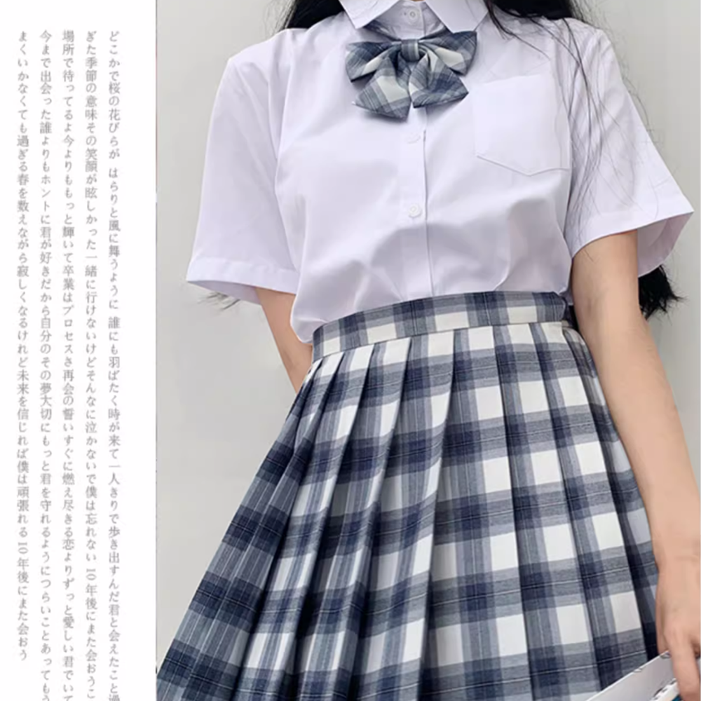シャツ スクールシャツ スクールシャツ 女子 長袖 半袖 無地 ノーアイロン