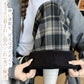 パンツ チェック ワイドパンツ ストレート ハイウエスト 秋冬 新作 ウール風 裏起毛