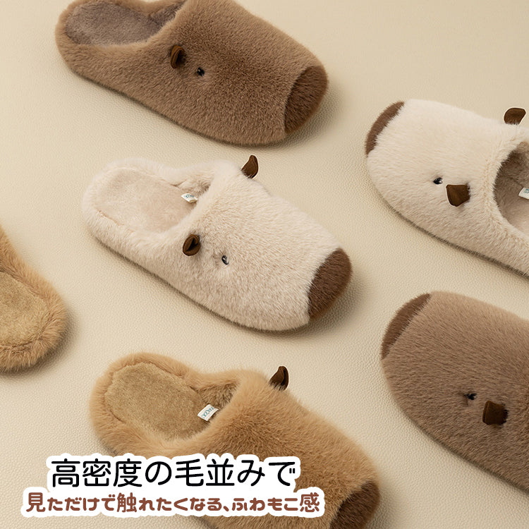 スリッパ 室内用スリッパ 室内履き ルームシューズ ボアスリッパ ファースリッパ あったかスリッパ