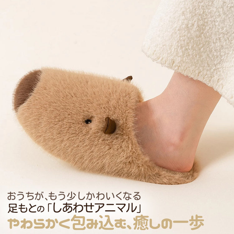 スリッパ 室内用スリッパ 室内履き ルームシューズ ボアスリッパ ファースリッパ あったかスリッパ