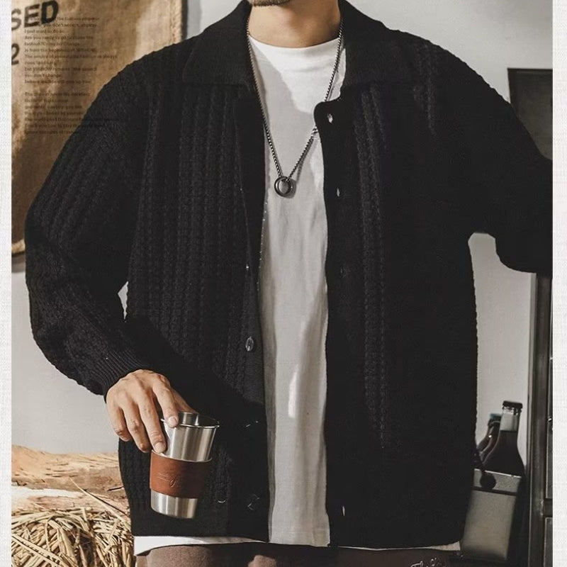 セーター ニット セーター メンズ メンズニット メンズセーター ケーブルニット ショールカラー ケーブルニット