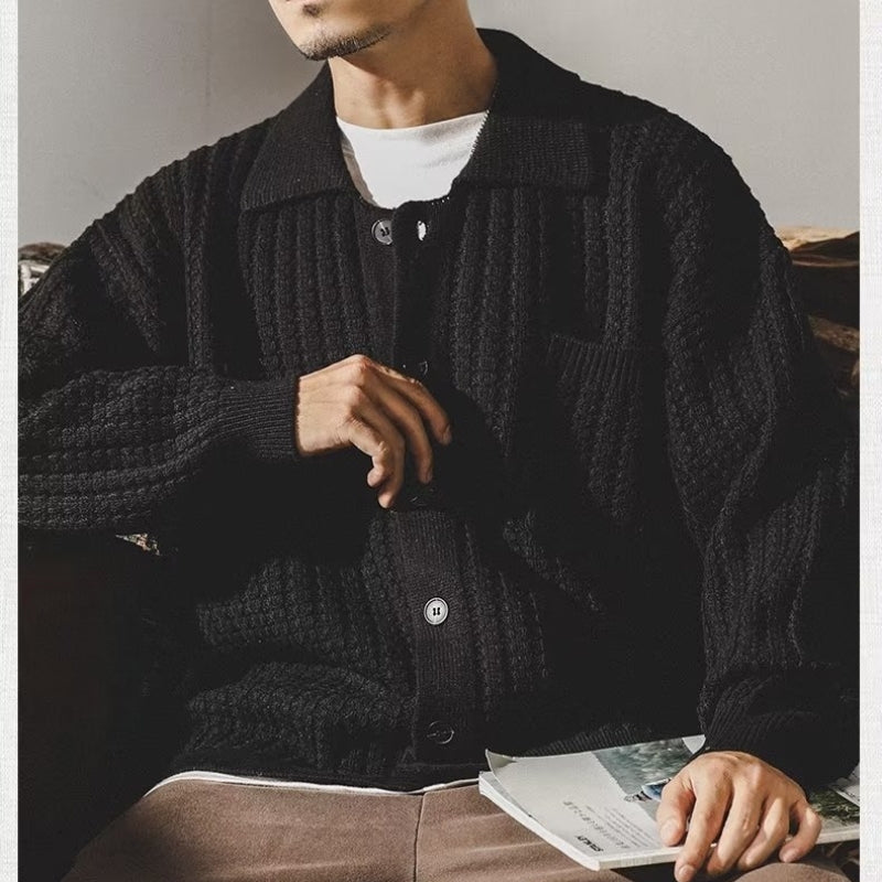 セーター ニット セーター メンズ メンズニット メンズセーター ケーブルニット ショールカラー ケーブルニット