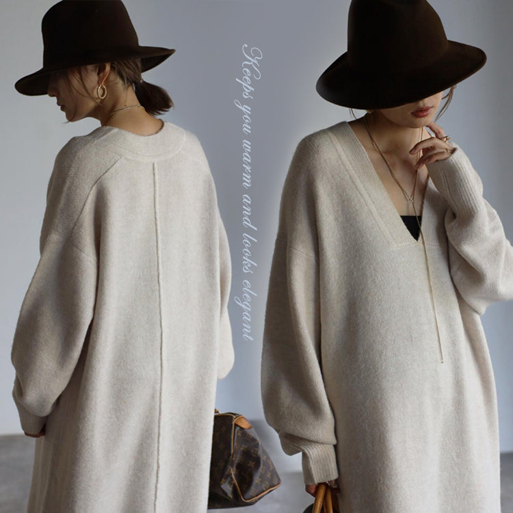 ニットワンピース   ワンピース  ドレス  セーター トップス