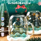 クリスマス限定 マグカップ ダブルウォール 二重構造 耐熱 ガラス
