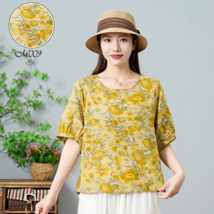 レディースTシャツ  カットソー  柄Tシャツ  プルオーバー Tシャツ