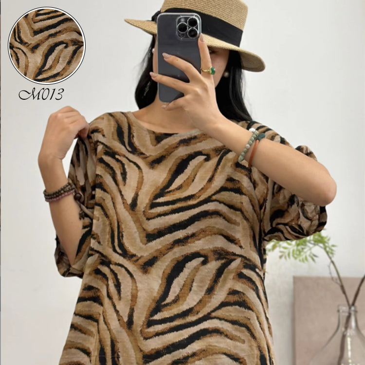 レディースTシャツ  カットソー  柄Tシャツ  プルオーバー Tシャツ