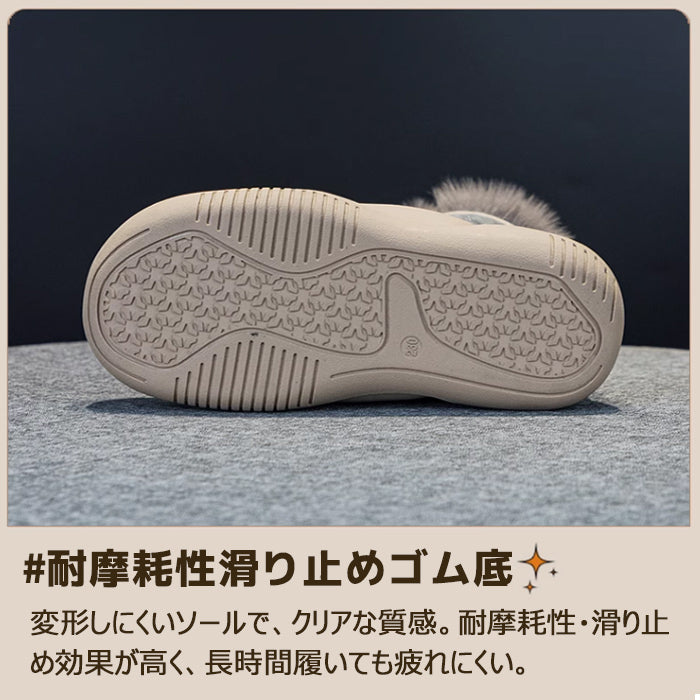 スノーブーツ ショートブーツ レディース ボア入り 増高 送料無料 冬靴