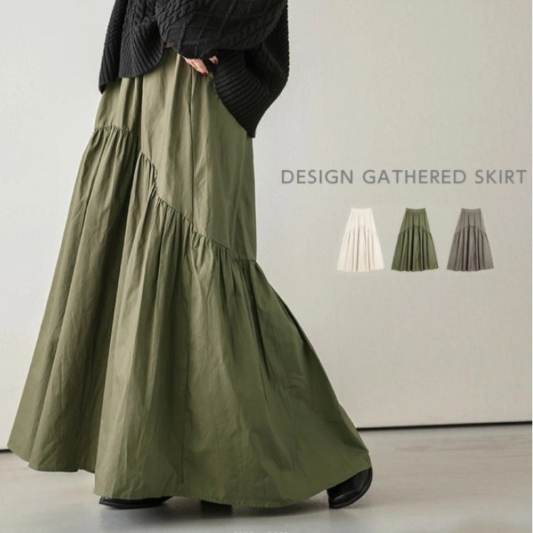 レディーススカート   ロングスカート  フィッシュテールスカート  スカート