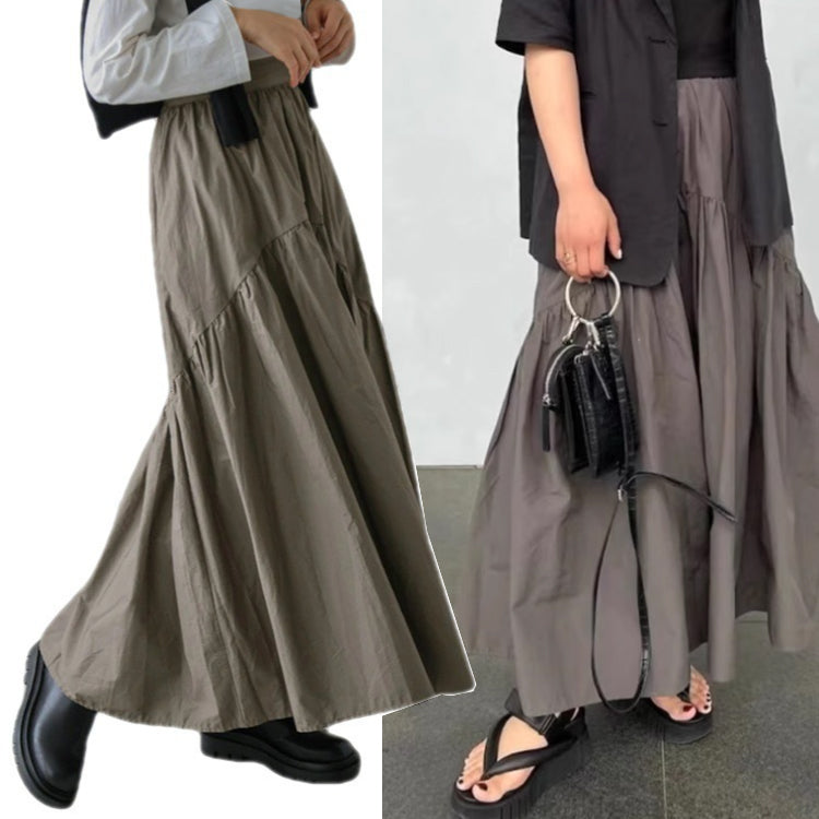 レディーススカート   ロングスカート  フィッシュテールスカート  スカート