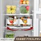冷蔵庫収納  冷蔵庫トレー 冷蔵庫ケース 送料無料 冷蔵庫 ケース ボックス トレー 収納 整理用品 整理 整頓 収納トレー 冷蔵室 缶ストッカー クリア 回転 便利