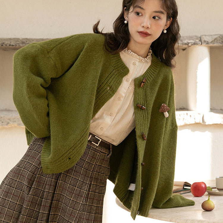 ニットカーディガン ニットセーター 前開きセーター アウター トップス レディース