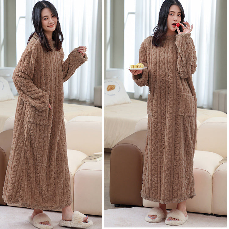 ルームウェア ワンピース レディース トップス 部屋着 着る毛布 ナイトウェ パジャマ もこもこ