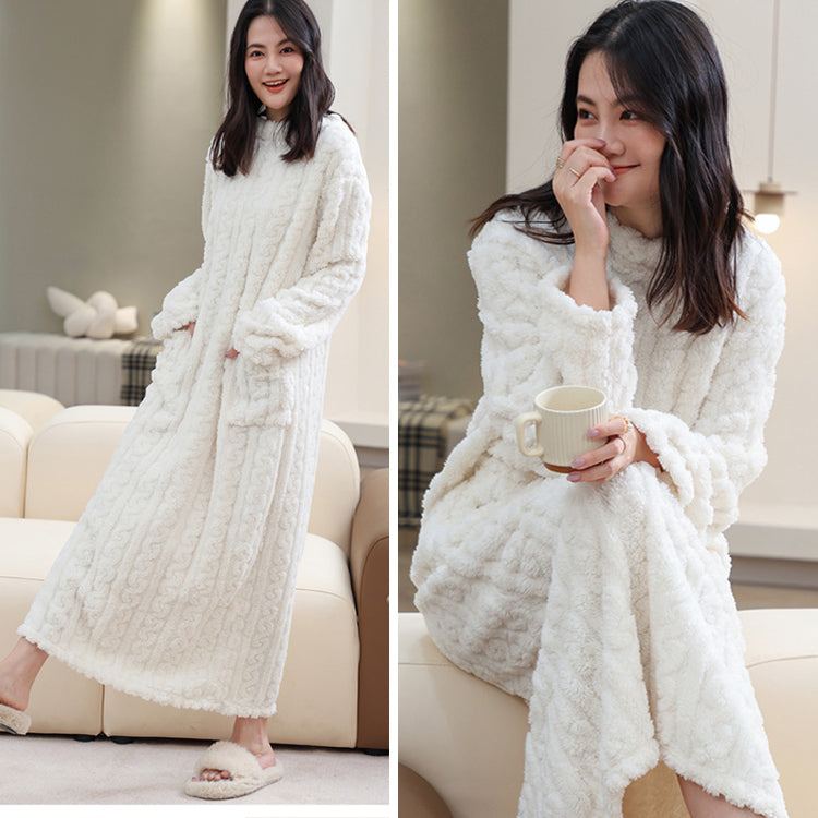 ルームウェア ワンピース レディース トップス 部屋着 着る毛布 ナイトウェ パジャマ もこもこ