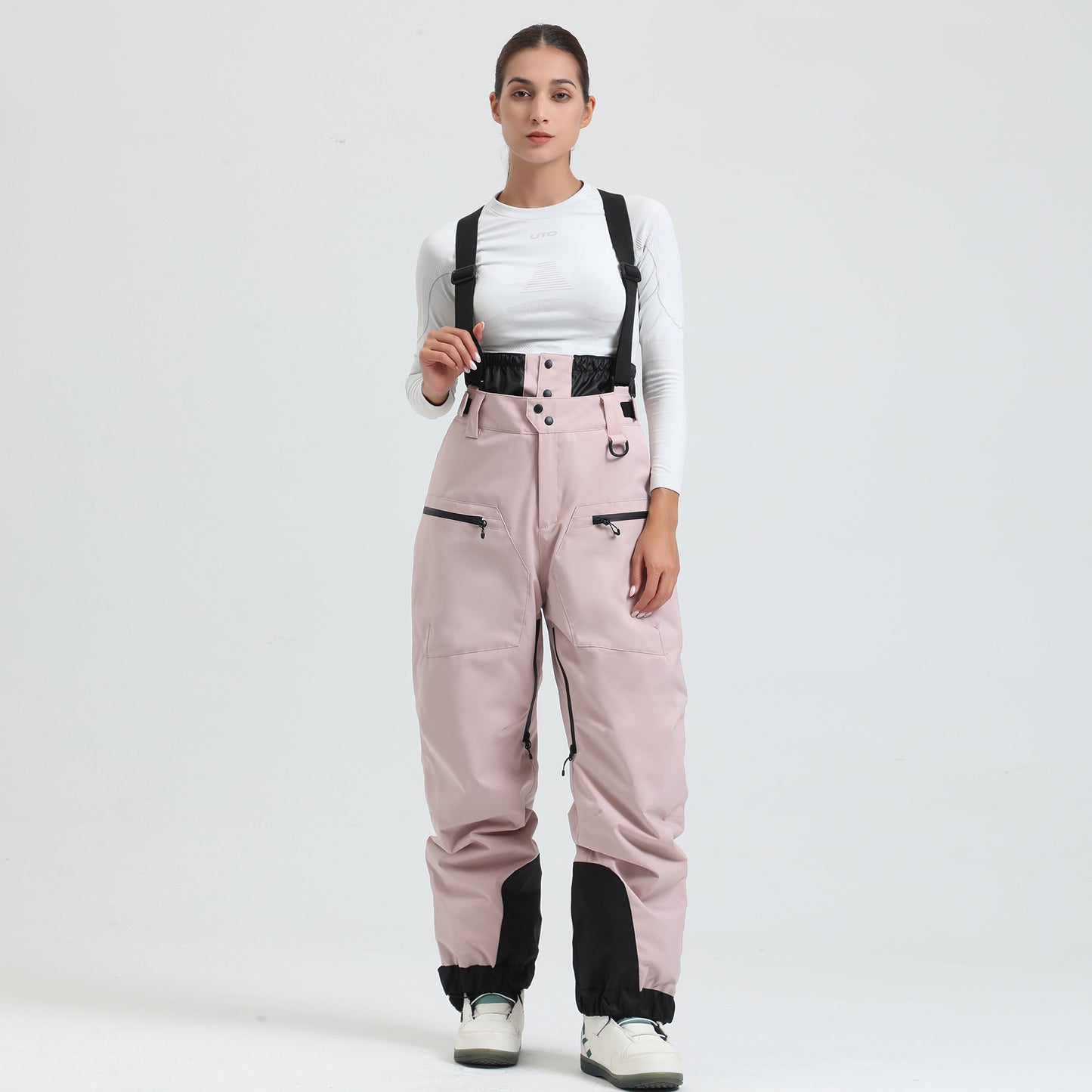 スノーボードウェア パンツ ビブパンツ レディース スキーウェア サロペット オーバーオール