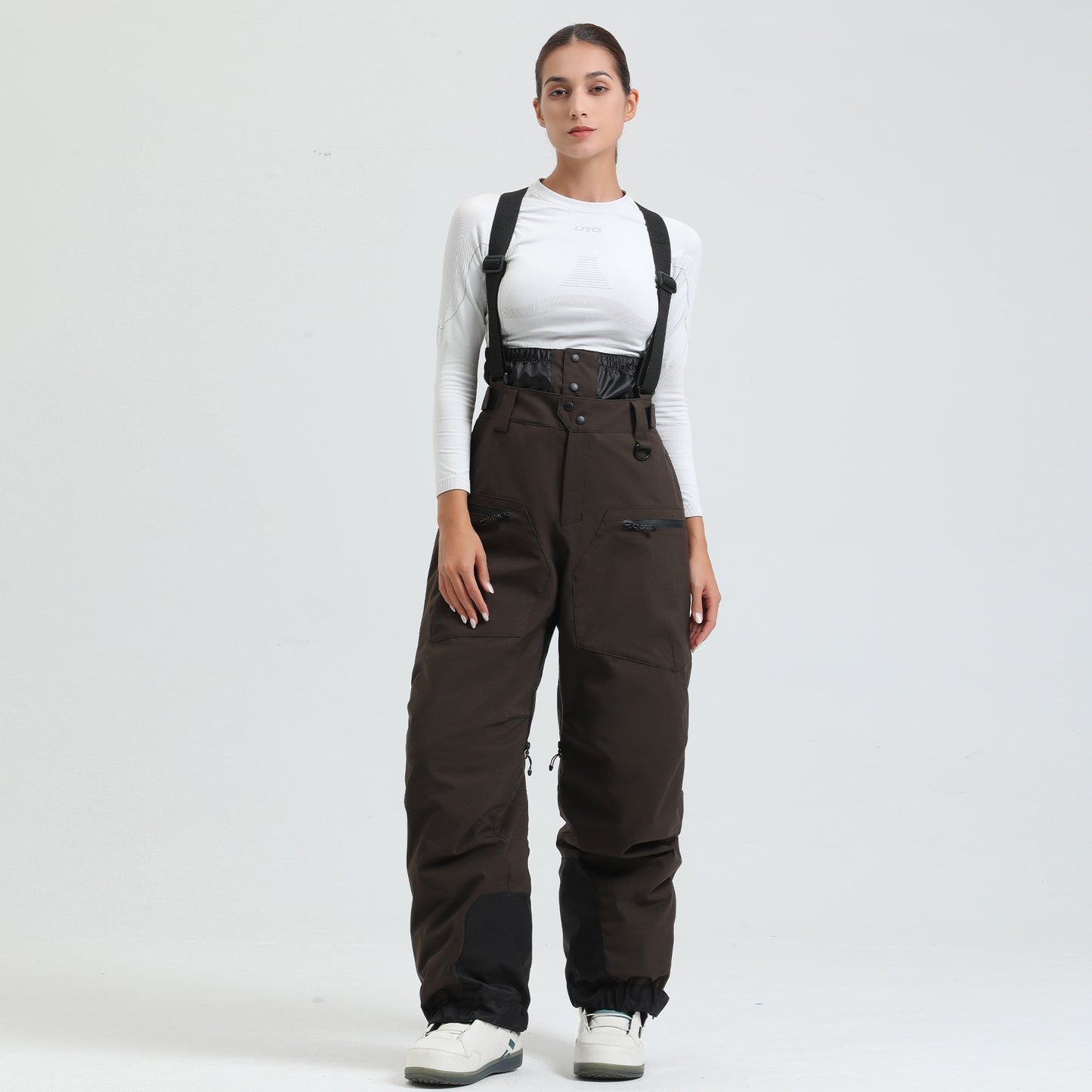 スノーボードウェア パンツ ビブパンツ レディース スキーウェア サロペット オーバーオール