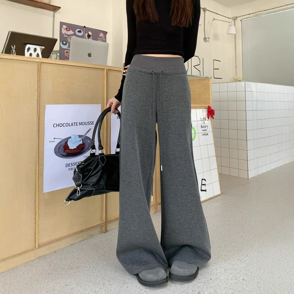 スウェットパンツ レディース 裏起毛 暖かい 冬 厚手 ハイウエスト