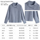 ストライプシャツ レディース ブラウス 長袖 トップス 秋服 アシンメトリー 斜めボタン