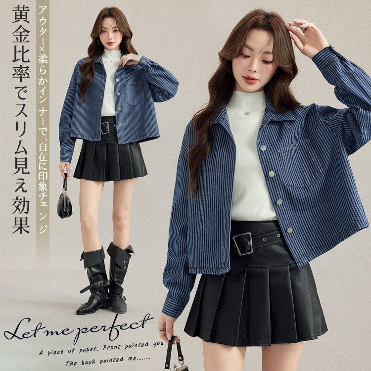 デニムジャケット シャツジャケット デニムシャツ デニムアウター ジャケット アウター レディース