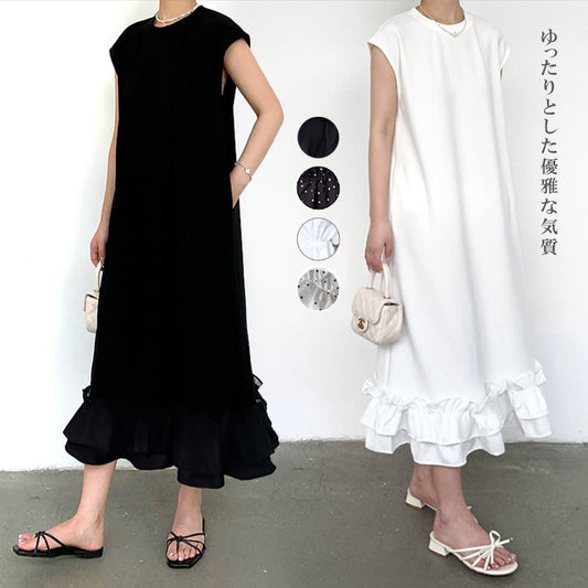 ワンピース  ロングワンピース   ドレス  体型カバー   レディース