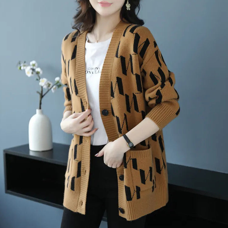 ニット ニットパーカー セーター カラーブロックセーター アウター