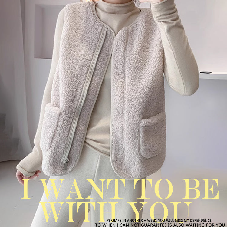 ベスト フェイクファーベスト ファーベスト ラムファーベスト ジャケット ブルゾン