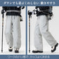 メンズ ダウン パンツ 白ダウン ホワイト ダック 高品質 軽量 ワーク カーゴ